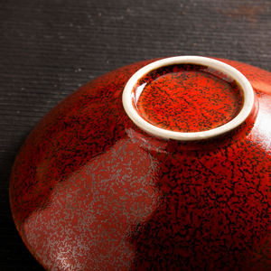 Tazón redondo de cerámica para <span class=keywords><strong>restaurante</strong></span> temático japonés, cuenco <span class=keywords><strong>Lamian</strong></span> de porcelana, <span class=keywords><strong>restaurante</strong></span> de lujo, juego de Bols Vajilla rojo Ramen de 8 ''y 10'' - Product Image 4