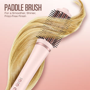 ULELAY Secador Térmico de Alta Velocidad 1500W <span class=keywords><strong>Cepillo</strong></span> de Aire Caliente de Un Paso <span class=keywords><strong>Cepillo</strong></span> Secador 3 En 1 <span class=keywords><strong>Cepillo</strong></span> Alisador y Rizador de Secado - Product Image 3