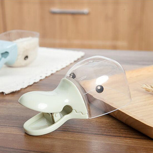 Creative <strong>Duck</strong> Head Shape With Plastic Transparent Rice Scoop Sealed Clip Household Water Dipper Water Ladle Cute Duckbill Spoon - Product Image 5