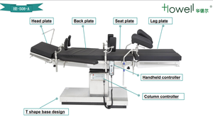 Fuente de energía eléctrica ajustable, carro de cama quirúrgica de aleación de aluminio, precio de mesa de operaciones de <span class=keywords><strong>Hospital</strong></span> con Camilla ajustable - Product Image 3