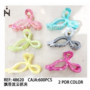 Pinzas para el Cabello con Diseño de Nube de Cinta Fluida, 600 Piezas, 2 por Color - Product Image 3