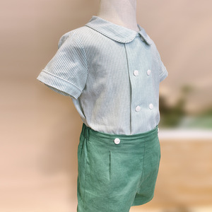 Fabbrica OEM ODM Boutique dress brother and sister matching abbigliamento boutique ricamato - Product Image 3