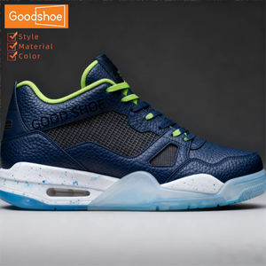 รองเท้าบาสเก็ตบอล Uptempo ไซส์ 36-47 สำหรับผู้ชายและผู้หญิง หนังแท้  พื้นรองเท้าด้า<span class=keywords><strong>น</strong></span>ในและด้า<span class=keywords><strong>น</strong></span><span class=keywords><strong>น</strong></span>อกทำจากยาง สำหรับรองเท้ากีฬา - Product Image 1