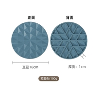 Tapis isolant thermique imperméable en silicone - Nappe imprimée UV Table à manger Antidérapant Résistant aux hautes températures Anti-brûlure Pot