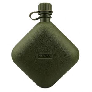 Free sample 128oz Insulated Canvas Double-Walled Keg Water <b>Bottle</b> Airtight 1 Gallon Hydration Canteen <b>Light</b> Lid Large - Product Image 2