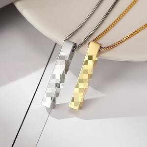 จี้สร้อยคอรูปทรงเสา อายะตุลกุรซี อิสลาม อาหรับ มุสลิม  พร้อมคำอธิษฐานจากอัลกุรอาน  ทำจากสแตนเลส  เครื่องประดับอัลเลาะห์  สร้อยคอรูปทรงเก้าอี้อัลกุรอาน - Product Image 5