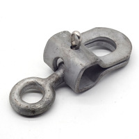 Plaque de suspension à tête de bol chinoise pour matériel de ligne électrique W-7A/WS-7 en acier titane, connexion simple et double liaison