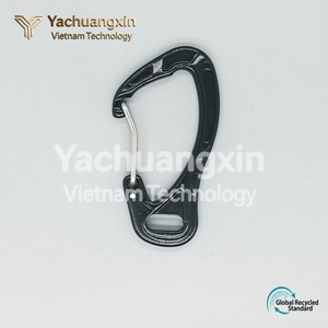 Mountaineering buckle, cold drawn steel wire buckle, 6.5cm oxidized climbing buckle, <b>luggage</b> <b>strap</b> buckle, multifunctional hangi - Product Image 2