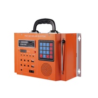 Panneau d'énergie électrique hors réseau Pay As You Go Système solaire 50/80/100 Watt avec fil de câble de 5m, onde sinusoïdale modifiée de l'onduleur