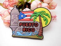 Souvenir de pays personnalisé Nouvelle-Zélande Espagne Madrid Sri Lanka Norvège Cadeaux souvenirs touristiques Aimant de réfrigérateur en caoutchouc