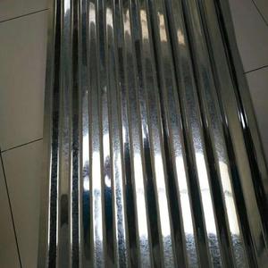 0,12*750 668*1800 Hoja de techo galvanizada Hojas de hierro para techos de acero galvanizado Hoja corrugada - Product Image 1