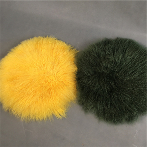 Manta de Piel Natural de Color Blanco, Larga y Rizada - Product Image 2