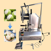 Machine à découper la noix de coco sèche, petite machine à éplucher la noix de coco multifonctionnelle avec corps compact, machine à découper et éplucher la noix de coco