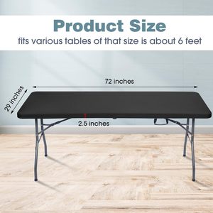 <span class=keywords><strong>Mantel</strong></span> de comedor <span class=keywords><strong>Rectangular</strong></span> elástico de cuatro lados moderno cubierta de mesa de Spandex para Banquete de boda de Hotel - Product Image 5