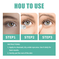 Crème Herbal Vision Enhance pour les Yeux avec Rouleau Masseur Anti-Rides, Soulagement Cernes, Hydratante, Nourrissante, Anti-Fatigue