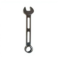 Clé combinée creuse ultra-métrique 12 mm en titane chromé non magnétique de qualité industrielle, compatible OEM, marque Oak