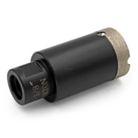 Foret diamanté pour Dekton de 60-120 mm avec fente d'irrigation pour le perçage de matériaux UHPC à haute dureté, conception refroidie par eau, vente en gros