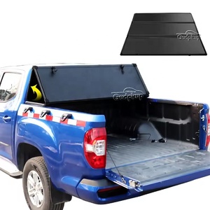 Couverture de benne rigide en alliage d'aluminium Benext à trois plis pour pick-up JAC Frison T6/T8, double cabine - Product Image 1