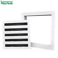 Diffuseur à fente linéaire en aluminium détachable avec filtre à air