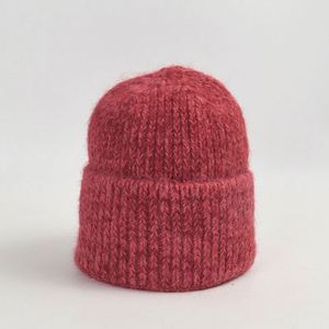 2024 Autumn Winter Vintage Fashion Women Outdoor Casual Dress Mixed Colour Melange Woolen Beanie <b>Hats</b> - Product Image 1