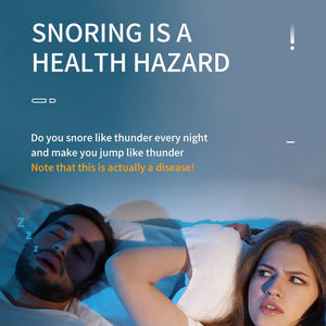 携帯用いびき救済装置スマート電気睡眠装置パルス防いびき装置男性用女性用睡眠補助 - Product Image 3