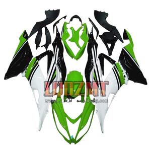 Inyección para <span class=keywords><strong>KAWASAKI</strong></span> <span class=keywords><strong>NINJA</strong></span> ZX 6R <span class=keywords><strong>636</strong></span> C <span class=keywords><strong>ZX6R</strong></span> 13 15 16 17 18 43No.138 verde stockZX636 ZX-6R 2013 2015 <span class=keywords><strong>2016</strong></span> 2018 Carenado - Product Image 1