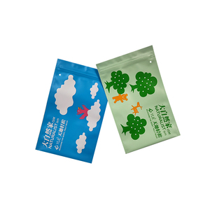 Tùy Chỉnh Mờ Nhỏ Nhỏ Nhỏ Phẳng Nhôm Lá <span class=keywords><strong>Ziplock</strong></span> Pouch Với Nắp Kéo Dây Kéo Mẫu Bao Bì Túi Túi - Product Image 2