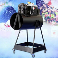 Cañón de Nieve Artificial Eléctrico de 15m con Doble Boquilla para Fiestas, Bodas, Navidad, Halloween y Uso en Exteriores
