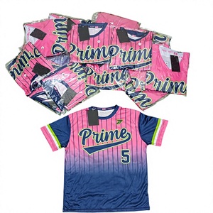 Maillot de baseball style universitaire pour adultes et jeunes, classique, respirant, personnalisable avec numéro, nom, couleur d'équipe, logo, OEM, marque privée, faible MOQ - Product Image 1