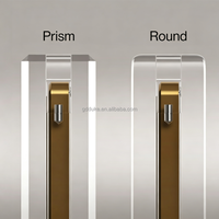 Vitrine de protection personnalisée moderne en acrylique coloré résistant aux UV, faite à la main, pré-assemblée, surface polie pour objets classés