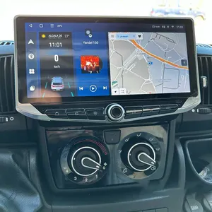 10.88インチQledスクリーンCARセントラルマルチメディアオートラジオラジオWIFI Bluetooth CarPlay GPS DSP for FIAT DUCATO 2016 2017 2018 2022