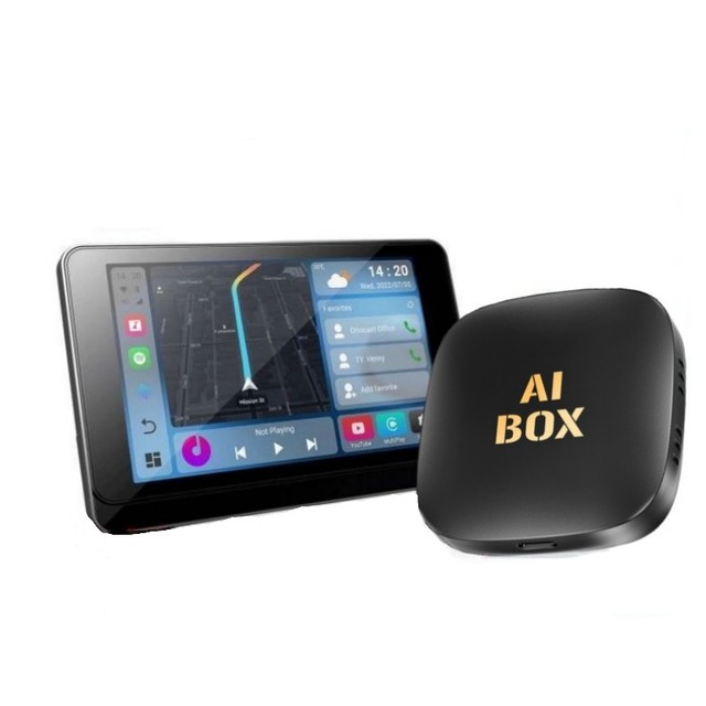Flash Deal Android 13 2GB RAM + 16GB Storage Streaming Media SIM/Micro SD Android Auto Compatible Wireless CarPlay AI Box