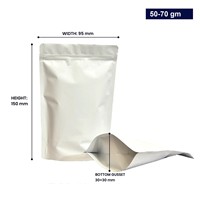Pochette à fond carré laminée imprimée en héliogravure personnalisée, emballage alimentaire en feuille d'aluminium, étanche à l'humidité, thermoscellable, réutilisable pour gelée