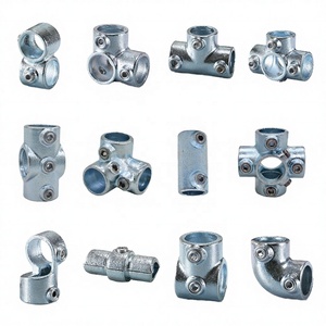 High Quality Hot Dipped Galvanized Malleable Iron Casting Pipe Fitting Connector 1 Inch Round Tube DN15 <b>Yacht</b> Boat Hardware High - Product Image 5