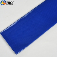 Tuyau d'irrigation plat en PVC, tuyau plat personnalisable en couleur, tuyau plat en PVC durable, 4 à 10 bars, tuyau en PVC haute résistance
