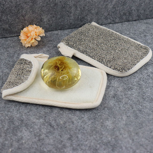 Bolsita de algodón y lino para jabón, bolsita exfoliante de cáñamo, respetuosa con el medio ambiente, novedad - Product Image 3