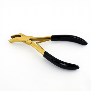 Pinza para Extensiones de Cabello con Micro Anillos, Herramienta Profesional con Empuñadura de Goma Antideslizante - Product Image 1