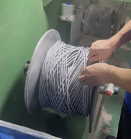 1000ft 305m Cat6 luar ruangan tembaga penuh SFTP Drum Cat5e Cat6a Cat7 kabel Internet tahan air 500m 100m kotak dalam/luar ruangan