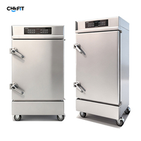 Vaporera Eléctrica Comercial Profesional de 12 Bandejas y Gran Capacidad para Cocina de Restaurante