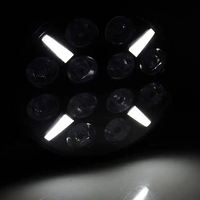 AURORA AAL-U120D Nouveau phare LED 4x4 9 pouces 120W 6000K, faisceau spot universel 14000LM 10-30V DC