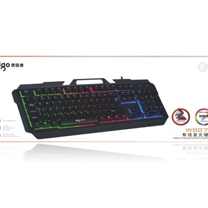 Aigo W927a Wired <b>Usb</b> Full Size Keyboard With Rgb Backlight Gaming Keyboard - Product Image 3