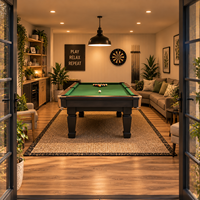 Salle de jeux de jardin préfabriquée moderne pour maisons britanniques, pod d'entretenissement isolé pour l'amusement familial dans la cour avec intérieur personnalisé