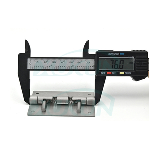 <span class=keywords><strong>Cerniere</strong></span> a Farfalla in Acciaio <span class=keywords><strong>Inox</strong></span> 304 Piatte Regolabili Quadrate Rimovibili con Sgancio Rapido e Foro - Product Image 4