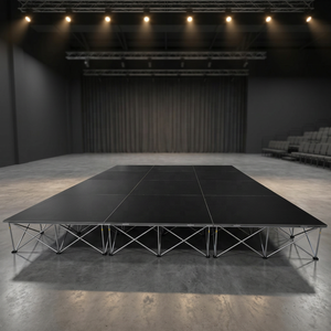 เวทีคอนเสิร์ต งานแต่งงาน ดนตรีกลางแจ้ง แท่นจัดแสดงดนตรี เวทีเคลื่อนที่ เวทีพกพา แท่นเวทีอลูมิเนียม - Product Image 1