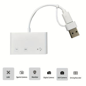 Lector <span class=keywords><strong>de</strong></span> Tarjetas USB Tipo C 3 en 1 para Tarjetas <span class=keywords><strong>de</strong></span> Memoria SD, TF y CF, Adaptador para MacBook, <span class=keywords><strong>iPad</strong></span> Pro, Samsung, Laptop y Teléfono - Product Image 5