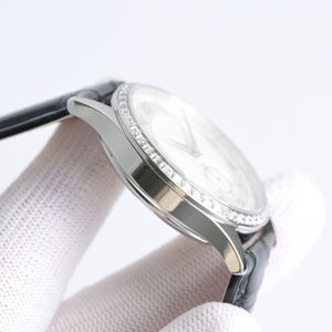 Montre P 2026 : Meilleure Vente, Montre Argentée avec Anneaux Diamantés, Cadeau Exquis de Haute Qualité pour l'Élite des Affaires, Idéale pour la Saison des Fêtes - Product Image 4