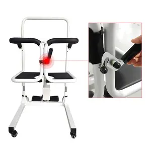 Senyang Großhandel medizinische tragbare elektrische Rollstuhl Toilette bewegen Rad Pflege Patienten Transfer Lift Kommode Stuhl für ältere Menschen