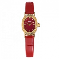 MYAR 45020 Montre à quartz pour femme élégante et tendance avec surface ovale en nacre incrustée de diamants