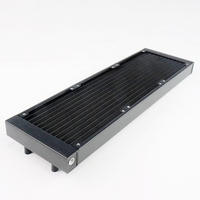 Dissipateur de chaleur en aluminium anodisé noir de haute qualité CNC coupe et pliée radiateur de refroidissement par eau packs de batterie plaque de refroidissement liquide