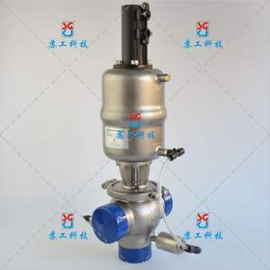 Vanne pneumatique anti-mélange à double étanchéité pour le contrôle des vannes de nettoyage externe - Product Image 4